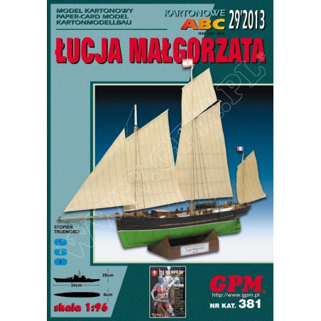 “Lucja Malgorzata” - the lugger of Polish traveler Stefan Sholc - Rogozinski