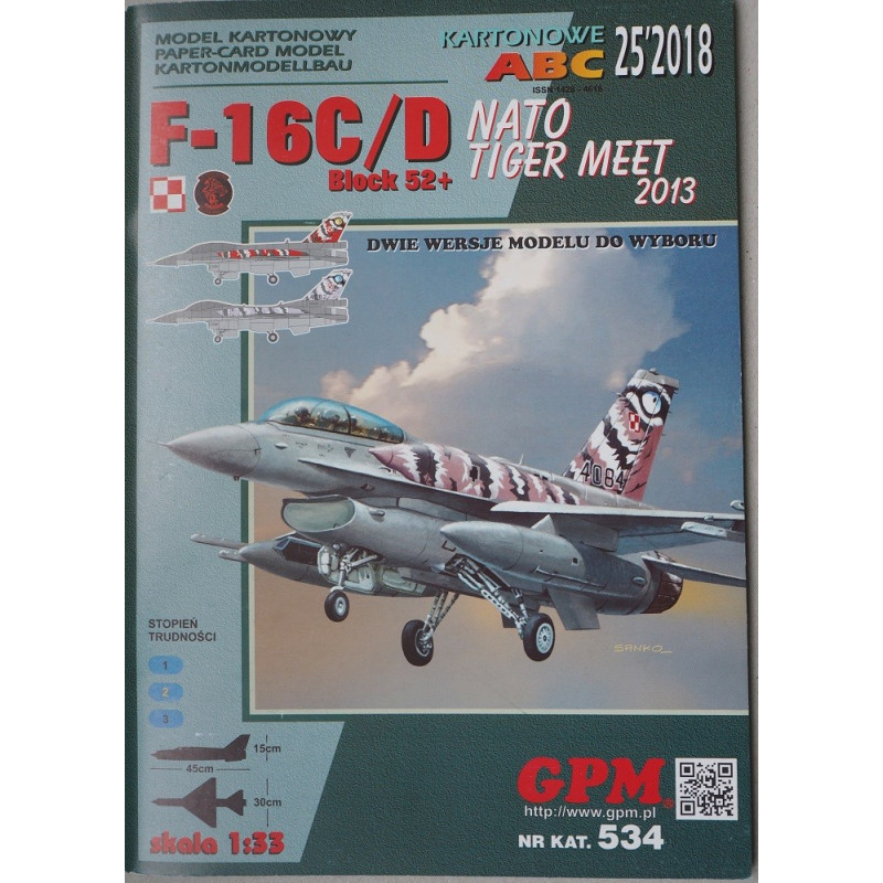 F-16C/D Block 52+ NATO „Tiger Meet“ 2013 – JAV/ Lenkijos naikintuvas/mokomasis naikintuvas