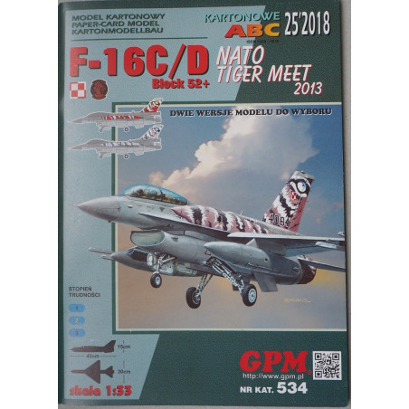 F-16C/D Block 52+ NATO „Tiger Meet“ 2013 – JAV/ Lenkijos naikintuvas/mokomasis naikintuvas
