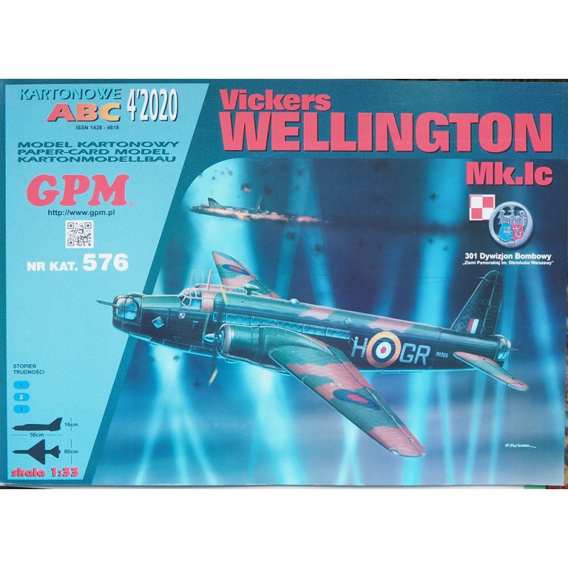 Vickers „Wellington“ Mk. Ic – Didžiosios Britanijos vidutinis bombonešis