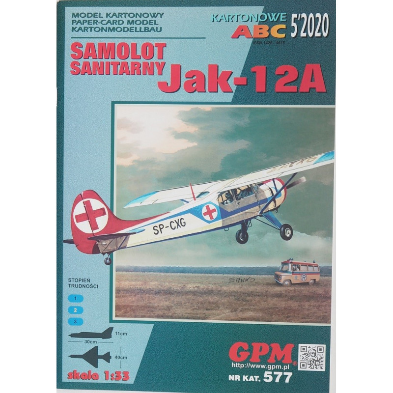 Jakovlev Jak-12A  –  санитарный самолет СССР/ Польши