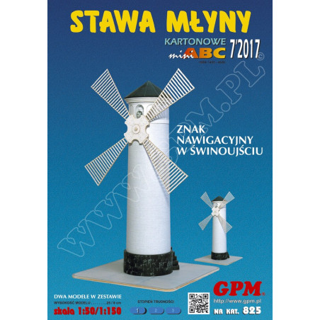 Stawa Mlyny - a navigation sign in Swinoujscie (Poland)