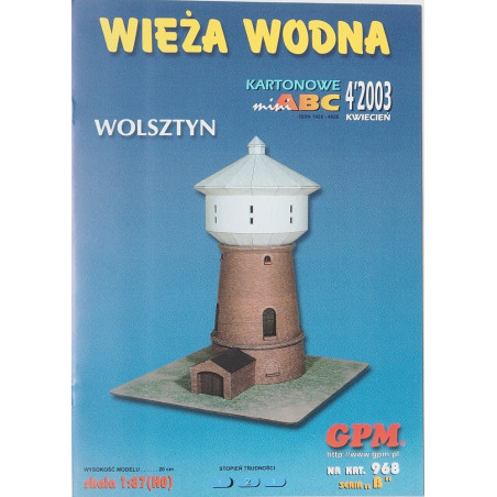 The water supply tower of the Wolsztyn railway station (Poland)