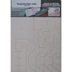 PzH-2000 „Panzerhaubitze“ –  the German self-propelled howitzer - laser cut parts