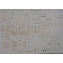 PzH-2000 „Panzerhaubitze“ –  the German self-propelled howitzer - laser cut parts