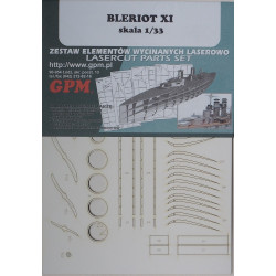 „Bleriot - XI“ – the French raid aircraft - laser cut parts