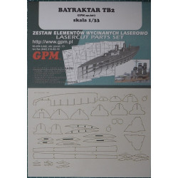 „Bayraktar“ TB2 - the Turkish/ Ukrainian combat drone - laser cut parts