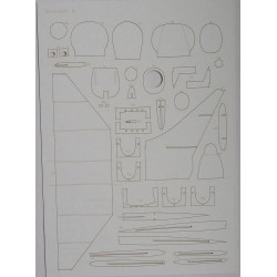 Mc Donnell Douglas A-4 „Skyhawk“ – the American/ Israel attack aircraft – laser cut parts