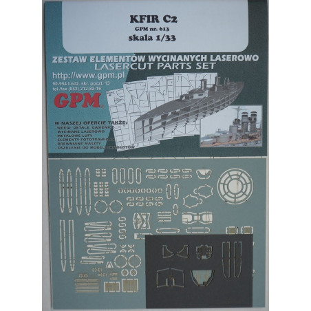 „Kfir“ C2 – Israel AF fighter - laser cut details