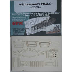 Wz. 19 – supply carriage of the Polish army - laser cut details