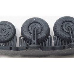 Messerschmitt Me-262B-1a/U-1 - the German night fighter - 3D printed wheels