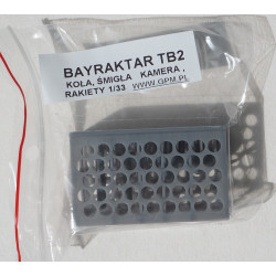 „Bayraktar“ TB-2 - the Turkish/ Ukrainian combat drone - 3D printed wheels, rockets, propeller