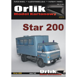 «STAR 200» – польский грузовик - это полицейский фургон