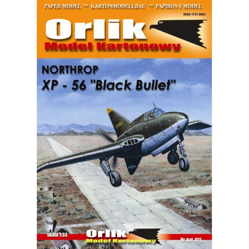 Northrop XP – 56 „Black Bullet“ – JAV eksperimentinis naikintuvas