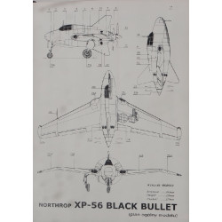 Northrop XP - 56 “Black Bullet” - the American experimental fighter