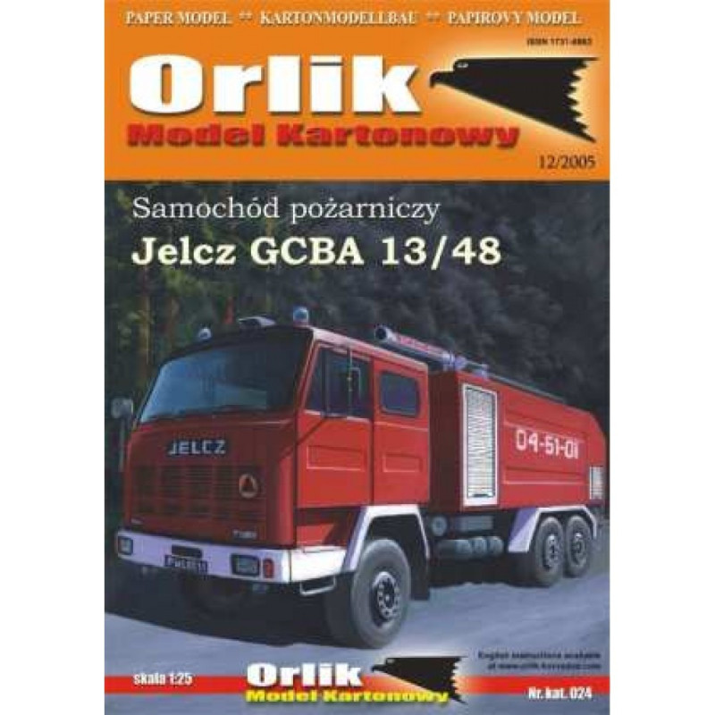 JELCZ GCBA 13/48 – Lenkijos priešgaisrinis automobilis