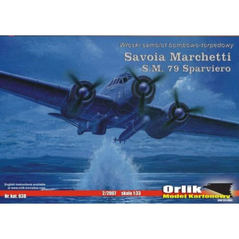 Savoia Marchetti S. M. 79 «Sparviero» - итальянский бомбардировщик - торпедоносец