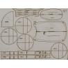 “Piotr Vielikij” - the Russian battleship - laser cut parts