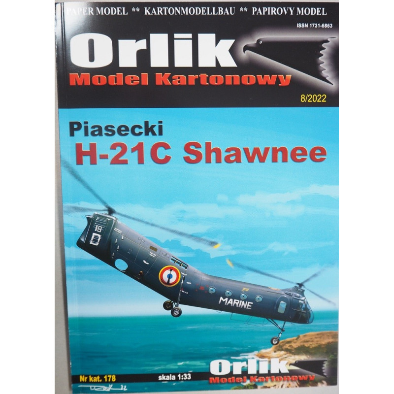 Piasecki H-21C „Shawnee“ – daugiatikslis Prancūzijos KJP sraigtasparnis