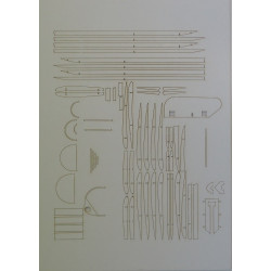 R. A. F. "SE - 5a" - the British fighter - the laser cut parts