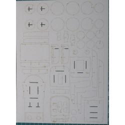 Kamov "Ka-26" - the Soviet multipurpose helicopter - the laser cut parts