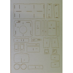 Carro Armato M14-41 – the Italian medium tank - the laser cut parts