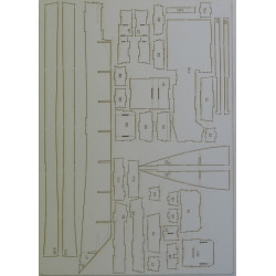 "Almaz" - the Soviet/ Russian project 10410 guard ship - the laser cut parts