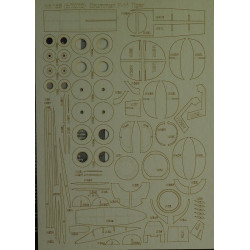 Grumman F-11 "Tiger" – the American deck fighter - the laser cut parts