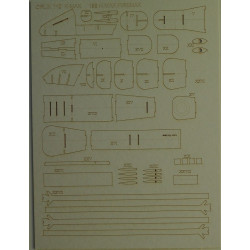 Kaman “K-MAX” “Firemax” - the American Firefighting Helicopter - the laser cut parts