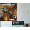 Fokker E.III – the German fighter – the laser cut parts