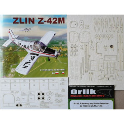 ZLIN-42M – Čekoslovakijos mokomasis – treniruočių lėktuvas – lazeriu pjautos detalės