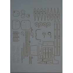 ZLIN-42M - the Czechoslovak education - training aircraft - the laser cut parts