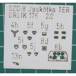 SZD-8 „Jaskolka ter” – the Polish glider - the laser cut parts