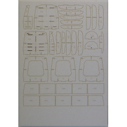 "Autosan" H9 - 21 - the Polish intercity communication bus - the laser cut parts