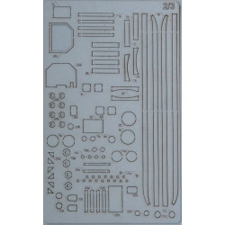 "Freze 1903" – the Russian truck - laser cut parts