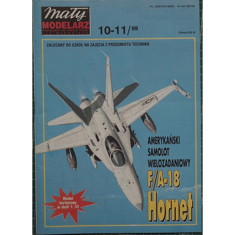 Mc Donnell Douglas/ Northrop F/A-18 „Hornet“ – the American multipurpose deck fighter