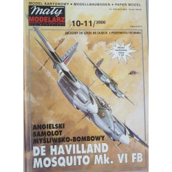 De Havilland „Mosquito“ Mk. VI FB – Didžiosios Britanijos naikintuvas - bombonešis