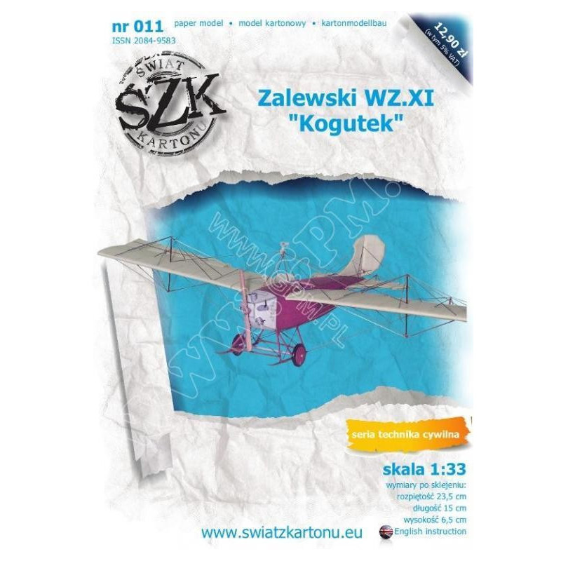 Zalewski WZ. XI “Kogutek” - the Polish self-made aircraft