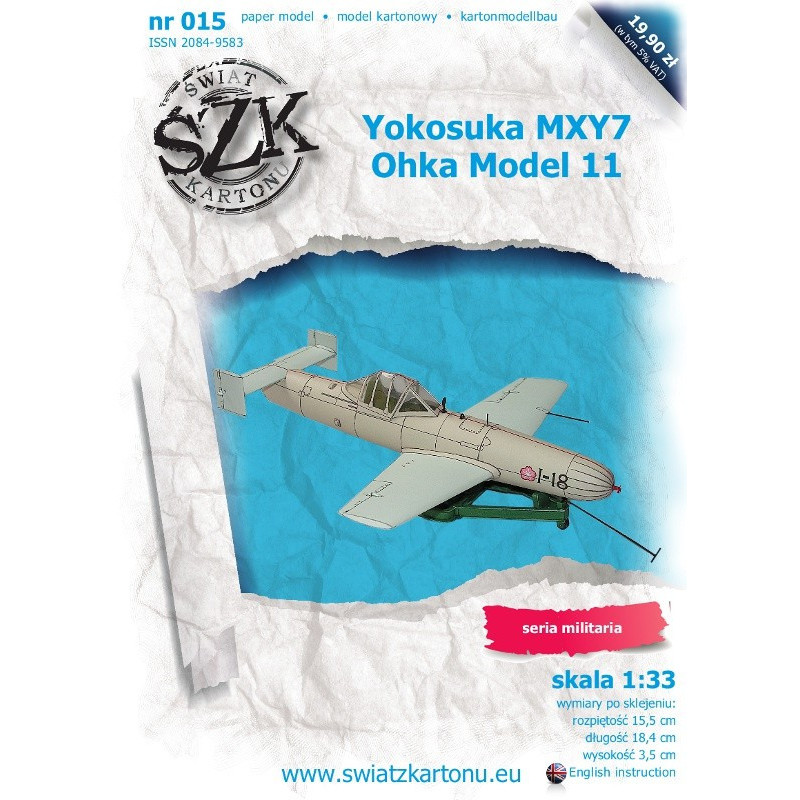 Yokosuka MXY7 „Ohka“ model 11 – Japonijos kamikazių lėktuvas