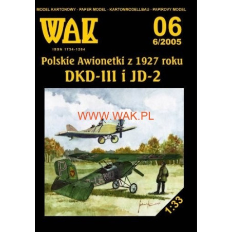 „DKD – III“  ir „JD - 2“ – pirmieji lenkiški savadarbiai lėktuvai
