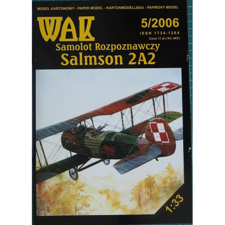 «Salmson» 2A2 – французский/ польский самолет-разведчик времен Первой Мировой войны