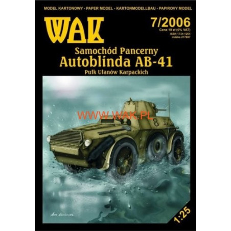 AB – 41 „Autoblinda“ – Italijos šarvuotas automobilis