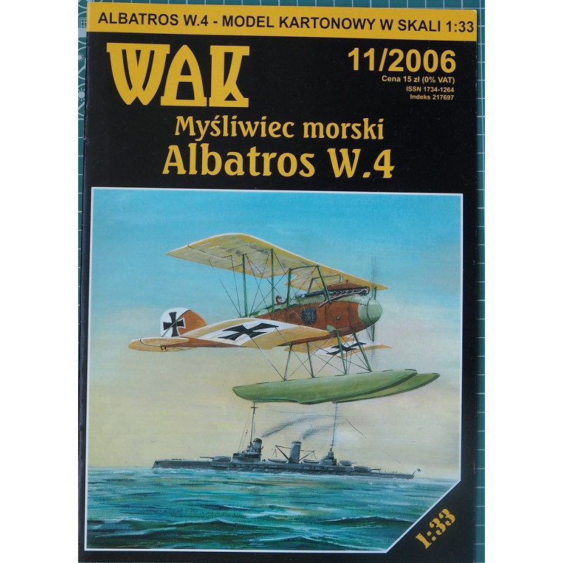 «Albatros» W.4 – немецкий гидроистребитель Первой мировой войны
