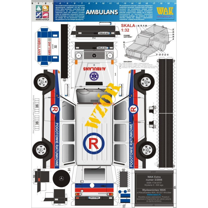 «Mercedes – Benz» – польский санитарный автомобиль