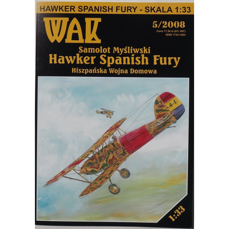 Hawker «Fury» Spanish – британский/ испанский истребитель
