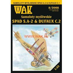 SPAD S. A-2 and Dufaux C.2 – the French fighters