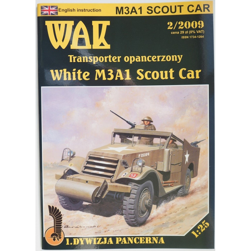 White M3A1 „Scout Car“ – JAV šarvuotas transporteris