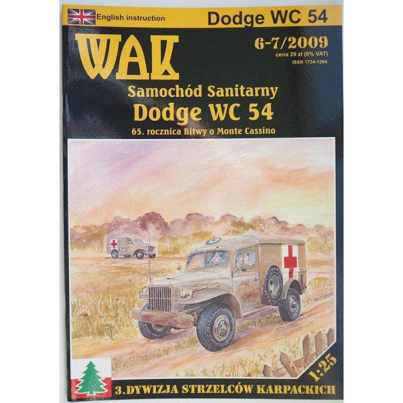 „Dodge“ WC54 – the USA sanitary off-road car