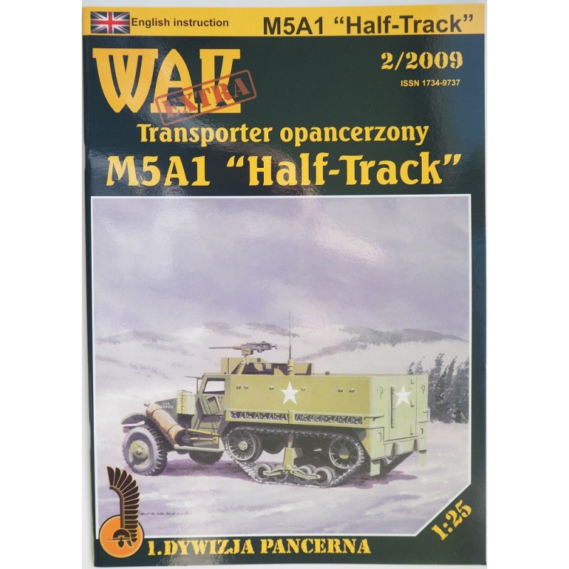 M5A1 „Half-Track“ – JAV šarvuotas transporteris