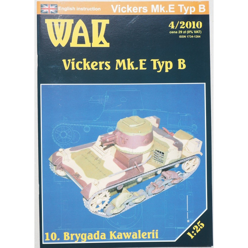 Vickers Mk. E Typ B – британский/ польский легкий танк